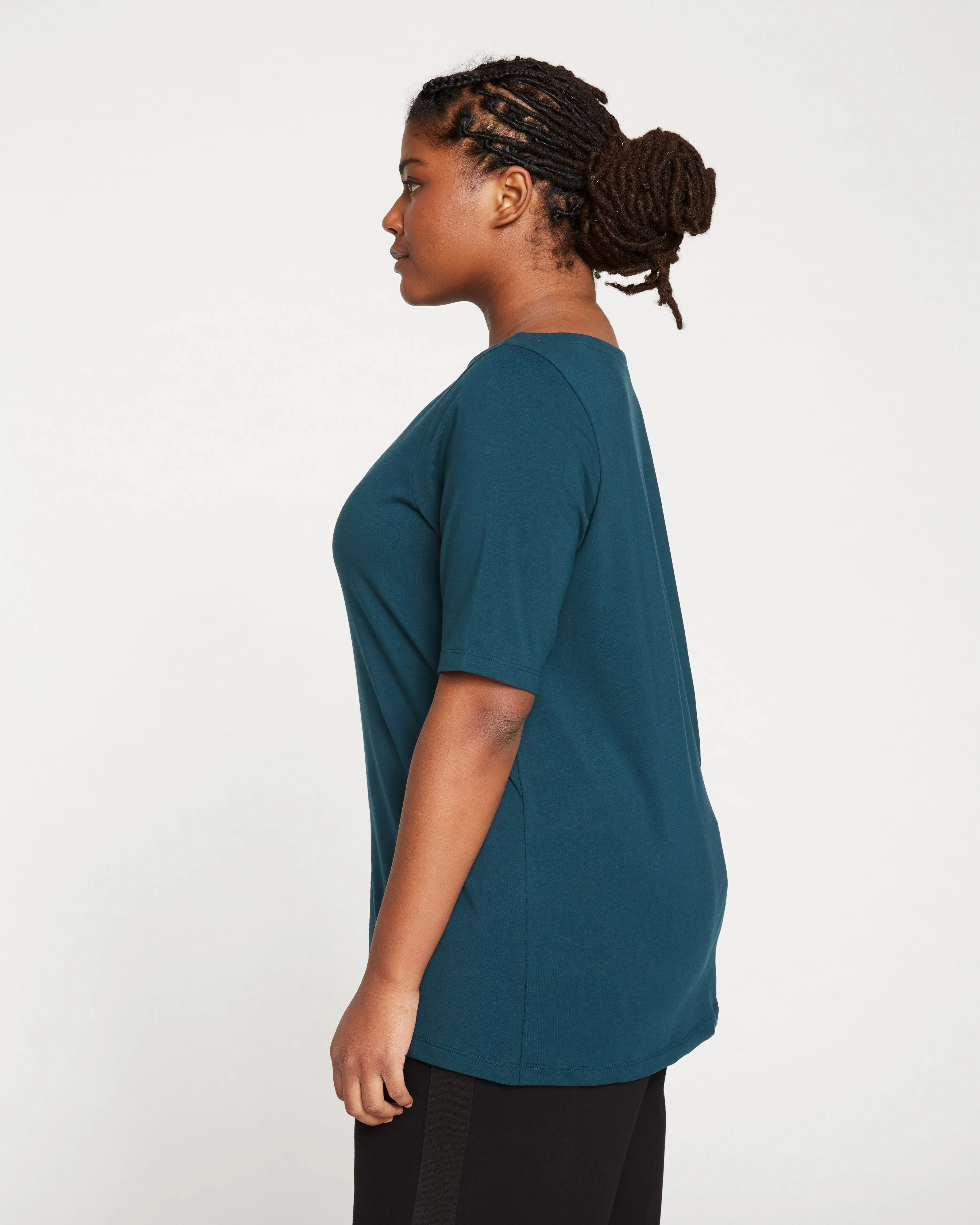 Bella Boatneck Tee - Deep Sea sold by Universal Standard product image thumbnail 4