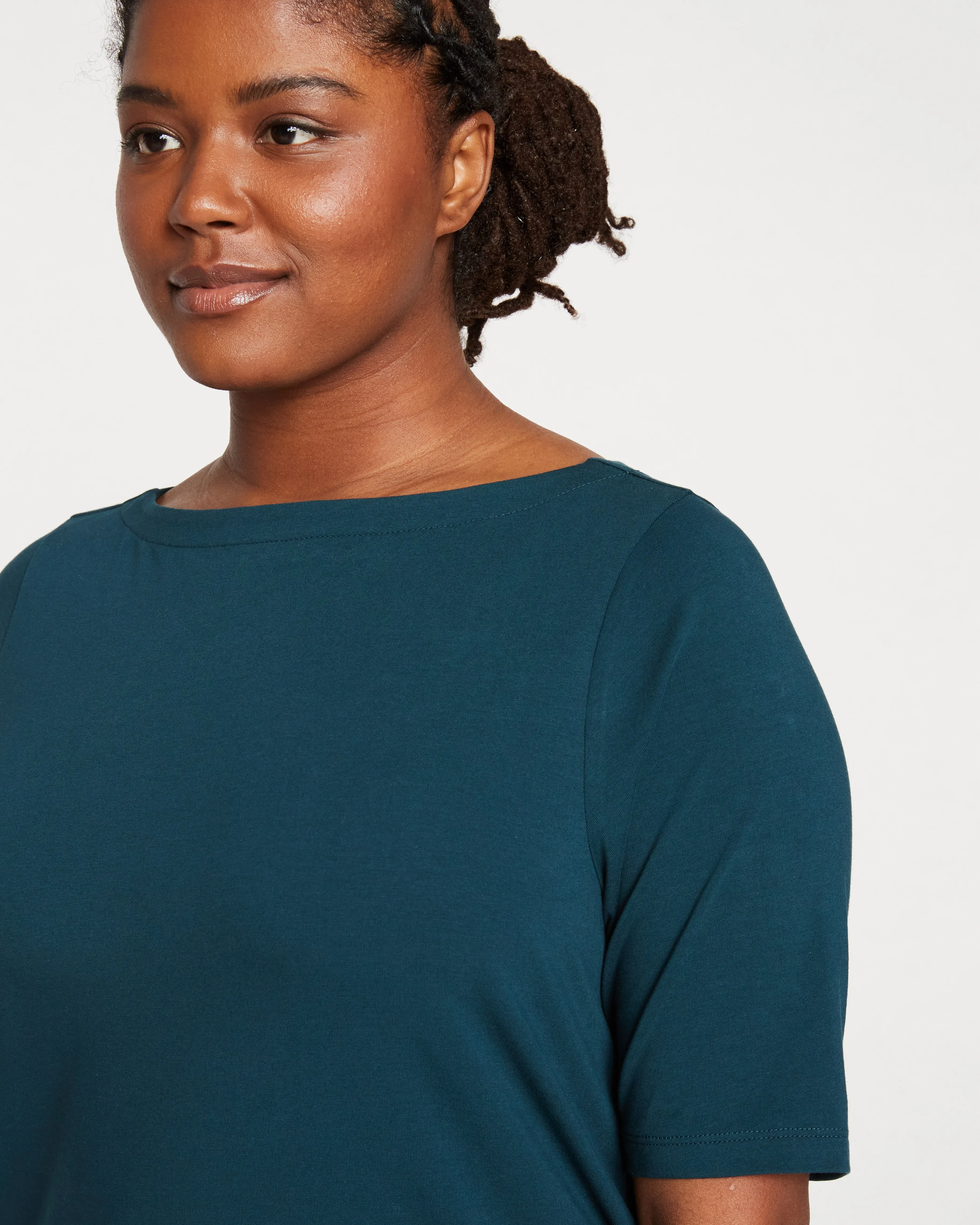 Bella Boatneck Tee - Deep Sea sold by Universal Standard product image thumbnail 3