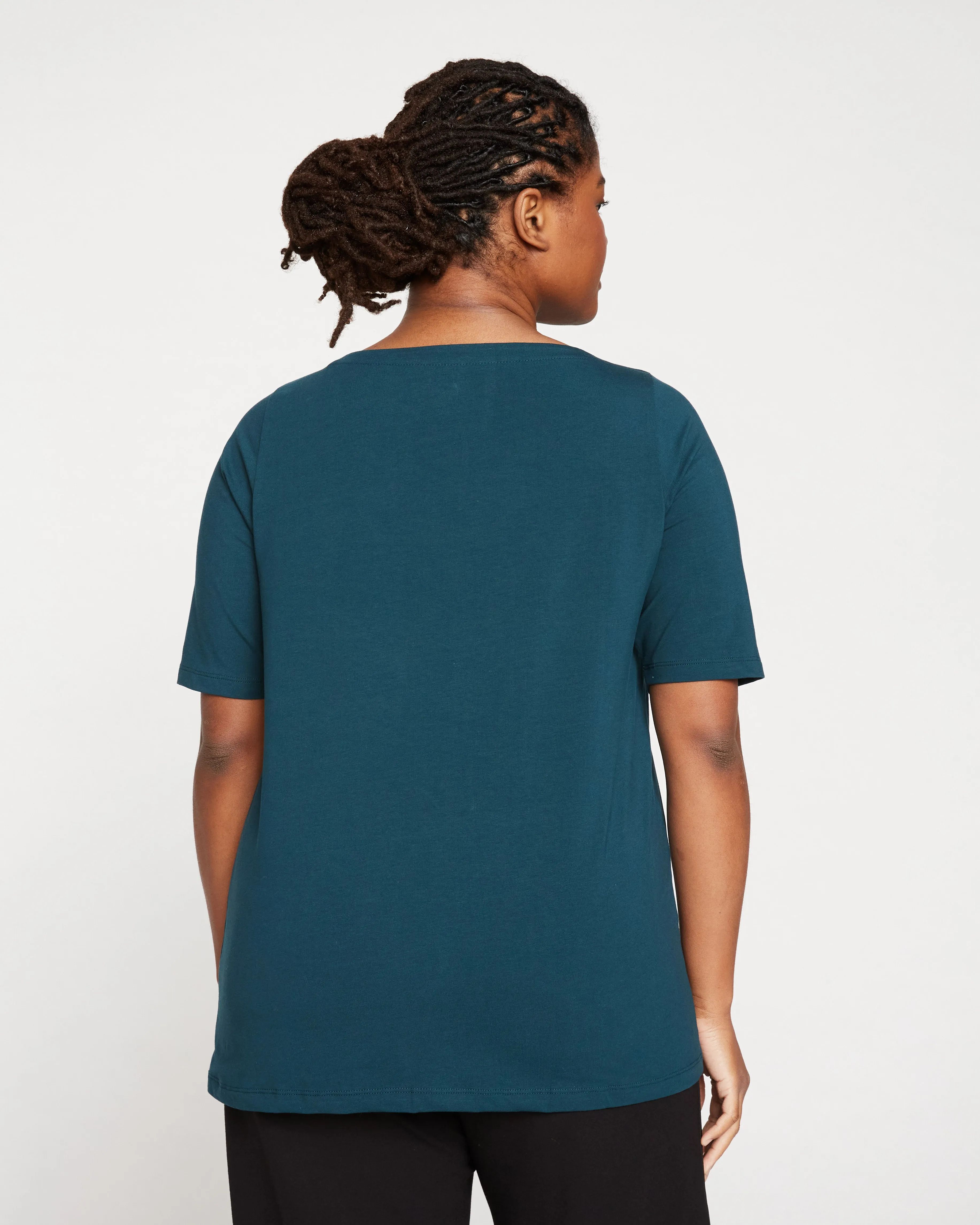 Bella Boatneck Tee - Deep Sea sold by Universal Standard product image thumbnail 5