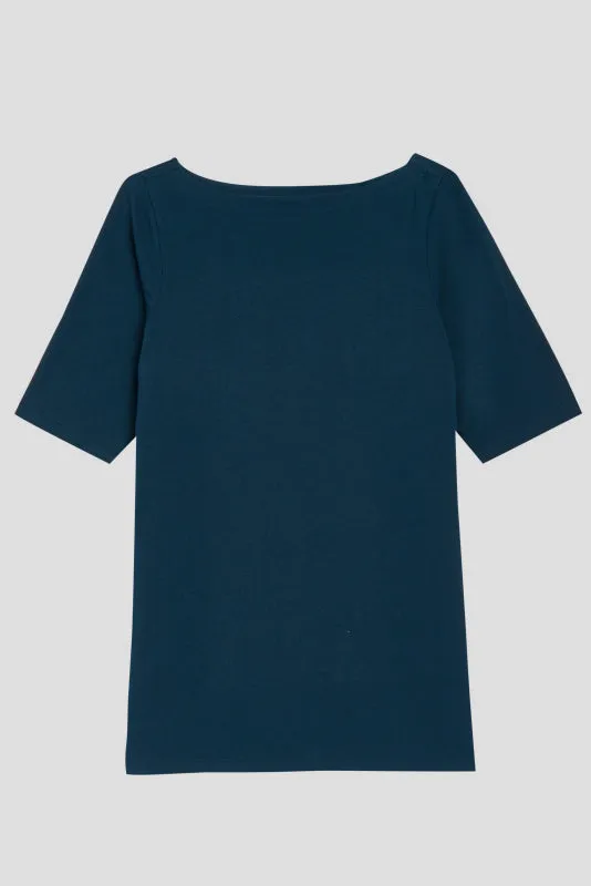 Bella Boatneck Tee - Deep Sea sold by Universal Standard product image thumbnail 2