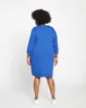 Classic Light Terry Tie Sweatshirt Dress - Lapis sold by Universal Standard