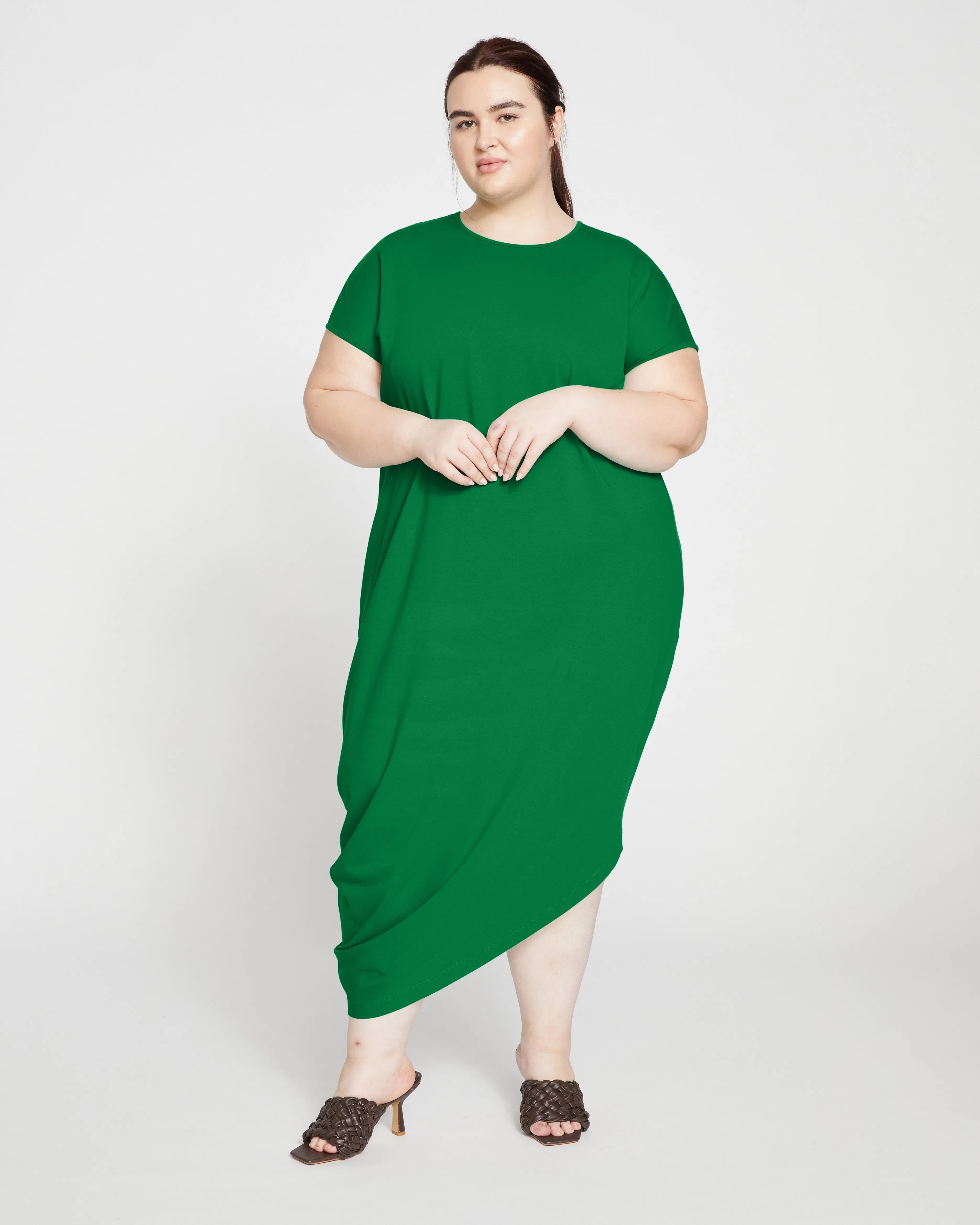 Iconic Geneva Dress - Jardin sold by Universal Standard