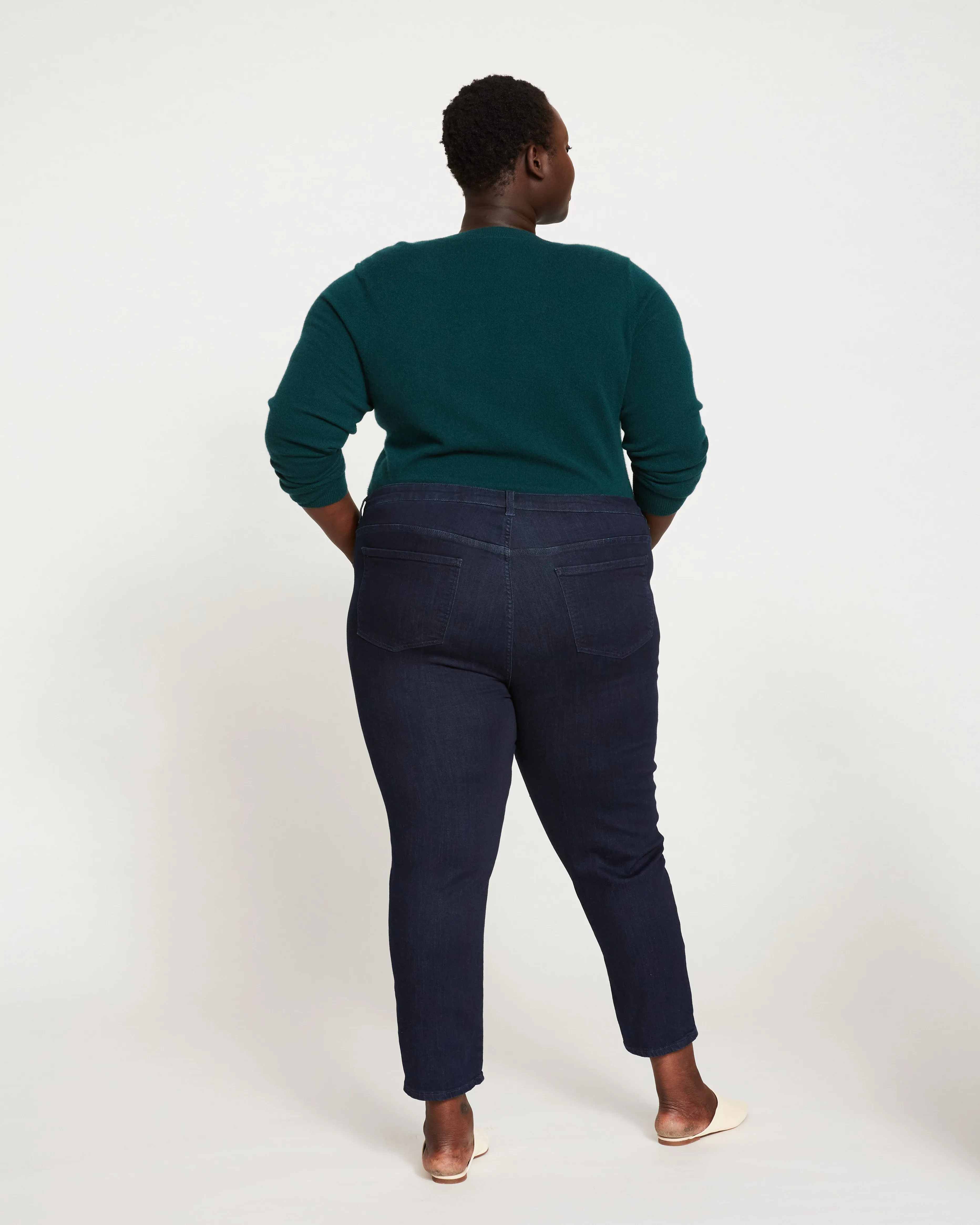 Seine Mid Rise Skinny Jeans 27 Inch - Dark Indigo sold by Universal Standard product image thumbnail 3