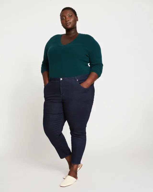 Seine Mid Rise Skinny Jeans 27 Inch - Dark Indigo sold by Universal Standard