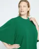 Crepe Jersey Capelet Blouse - Jardin sold by Universal Standard