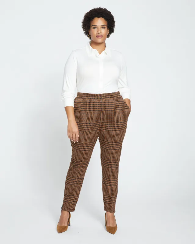 Moro Pocket Signature Ponte Pants - Autumn Houndstooth Jacquard sold by Universal Standard
