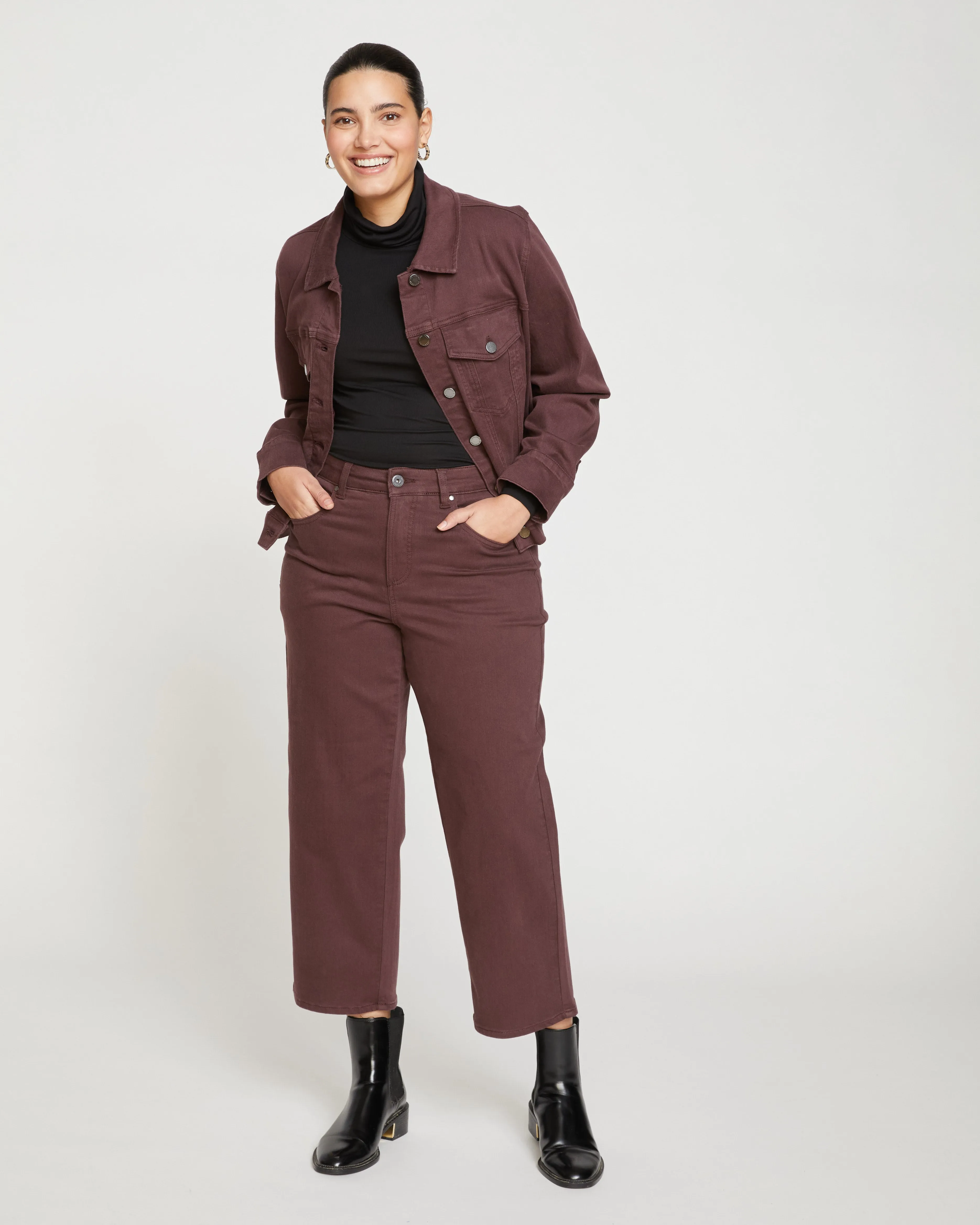 Bae Boyfriend Crop Jeans - Brulee sold by Universal Standard product image thumbnail 5