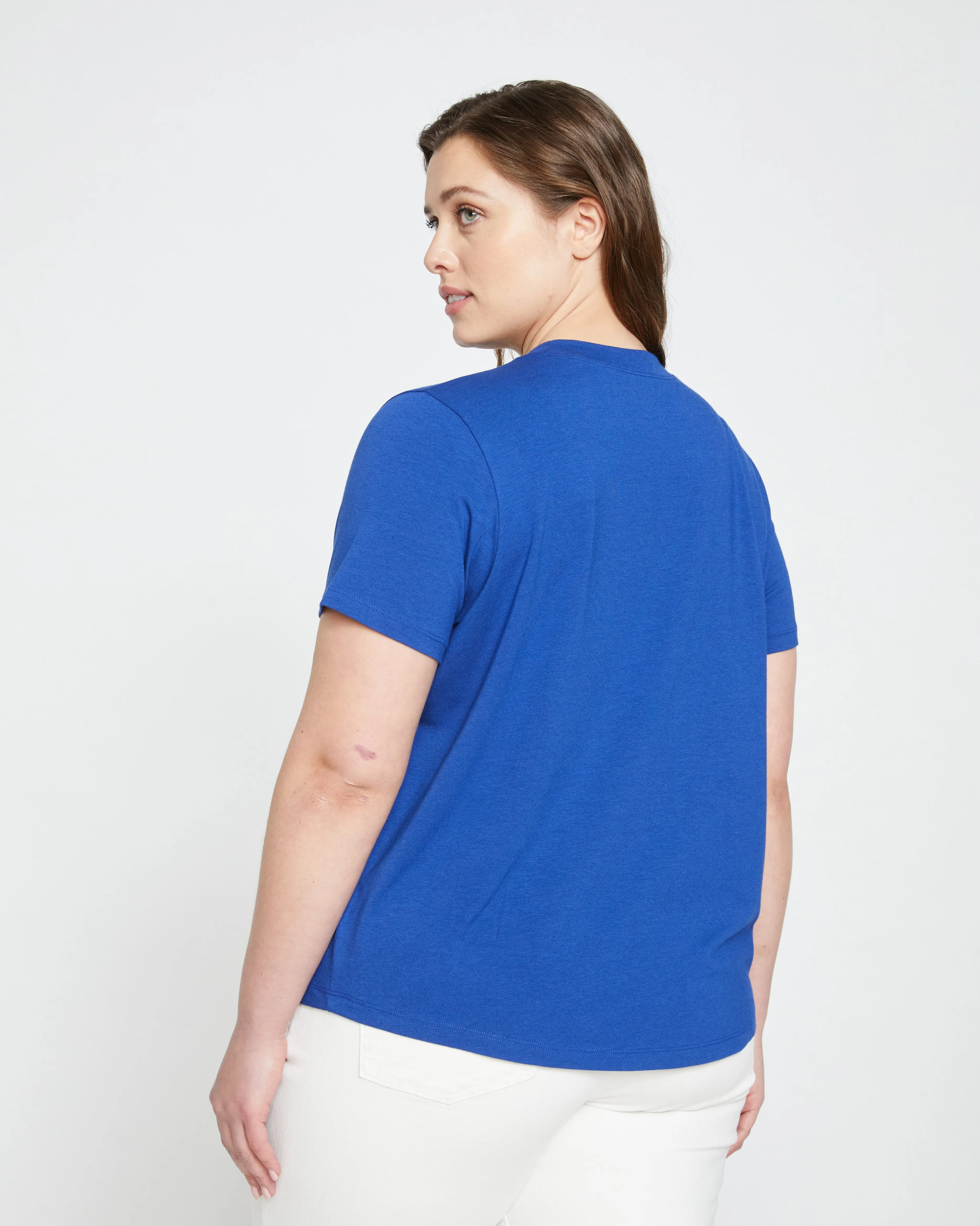 Garcon Tee - Lapis sold by Universal Standard product image thumbnail 4