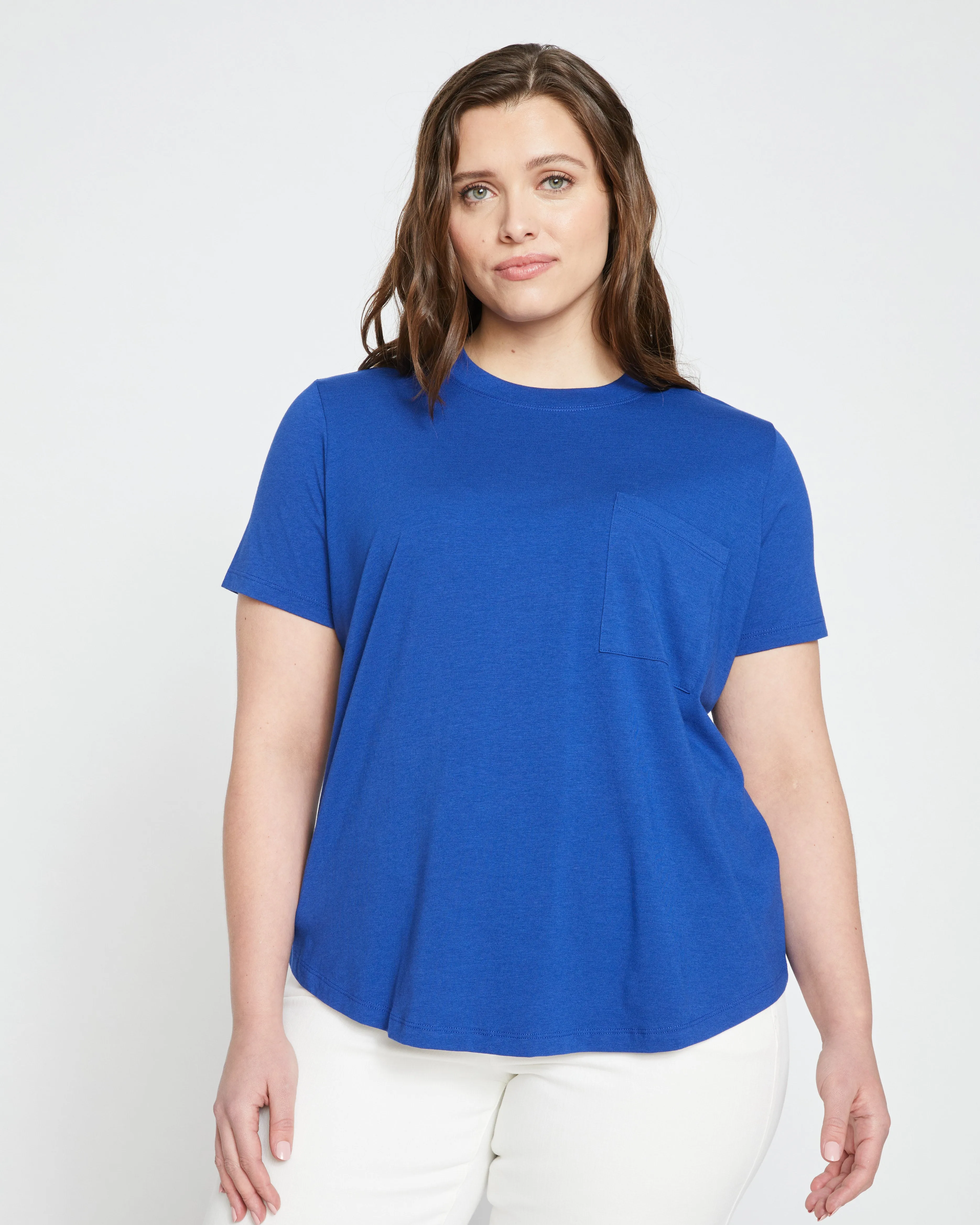 Garcon Tee - Lapis sold by Universal Standard product image thumbnail 2