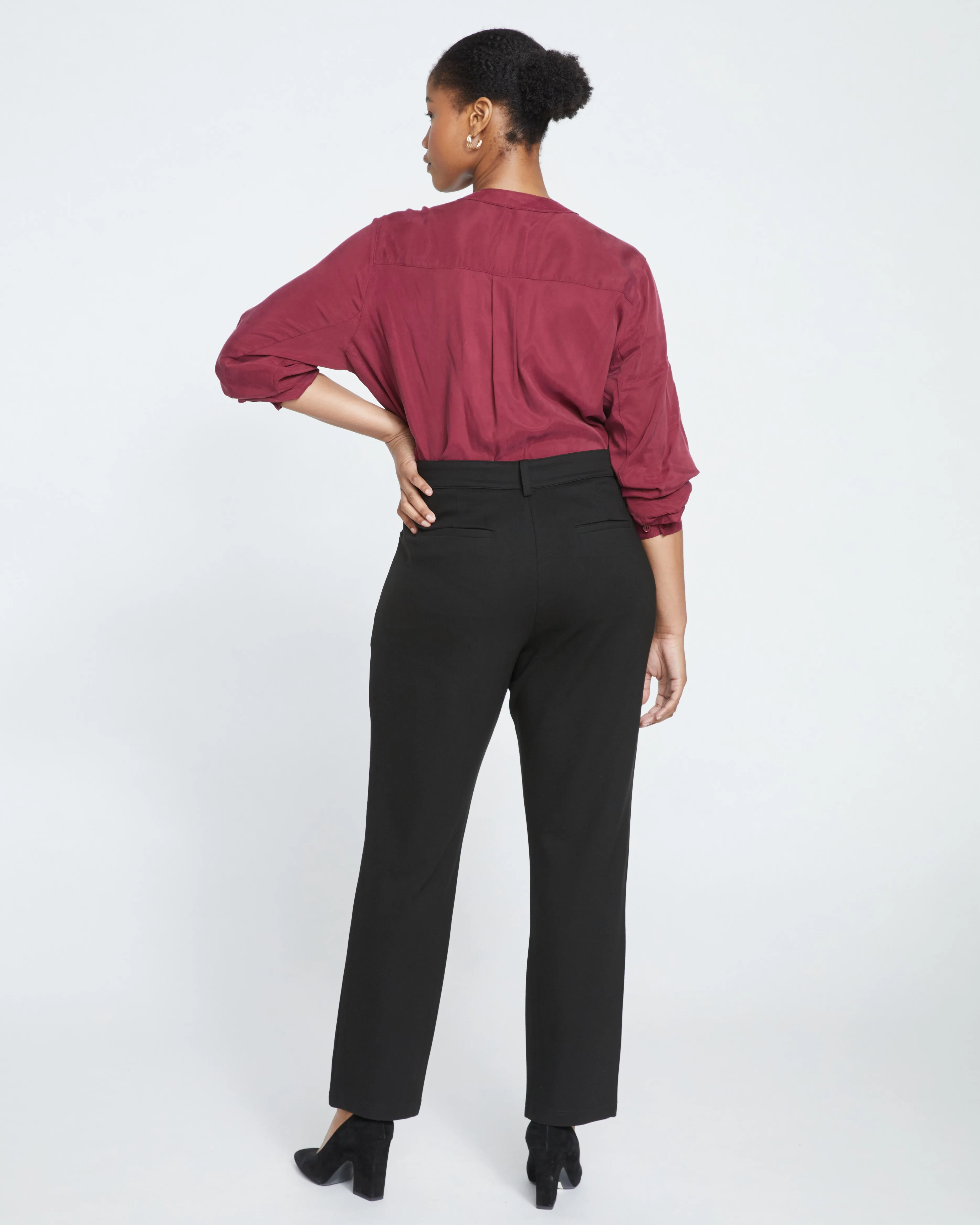 Long Cigarette Ponte Pants - Black sold by Universal Standard product image thumbnail 4