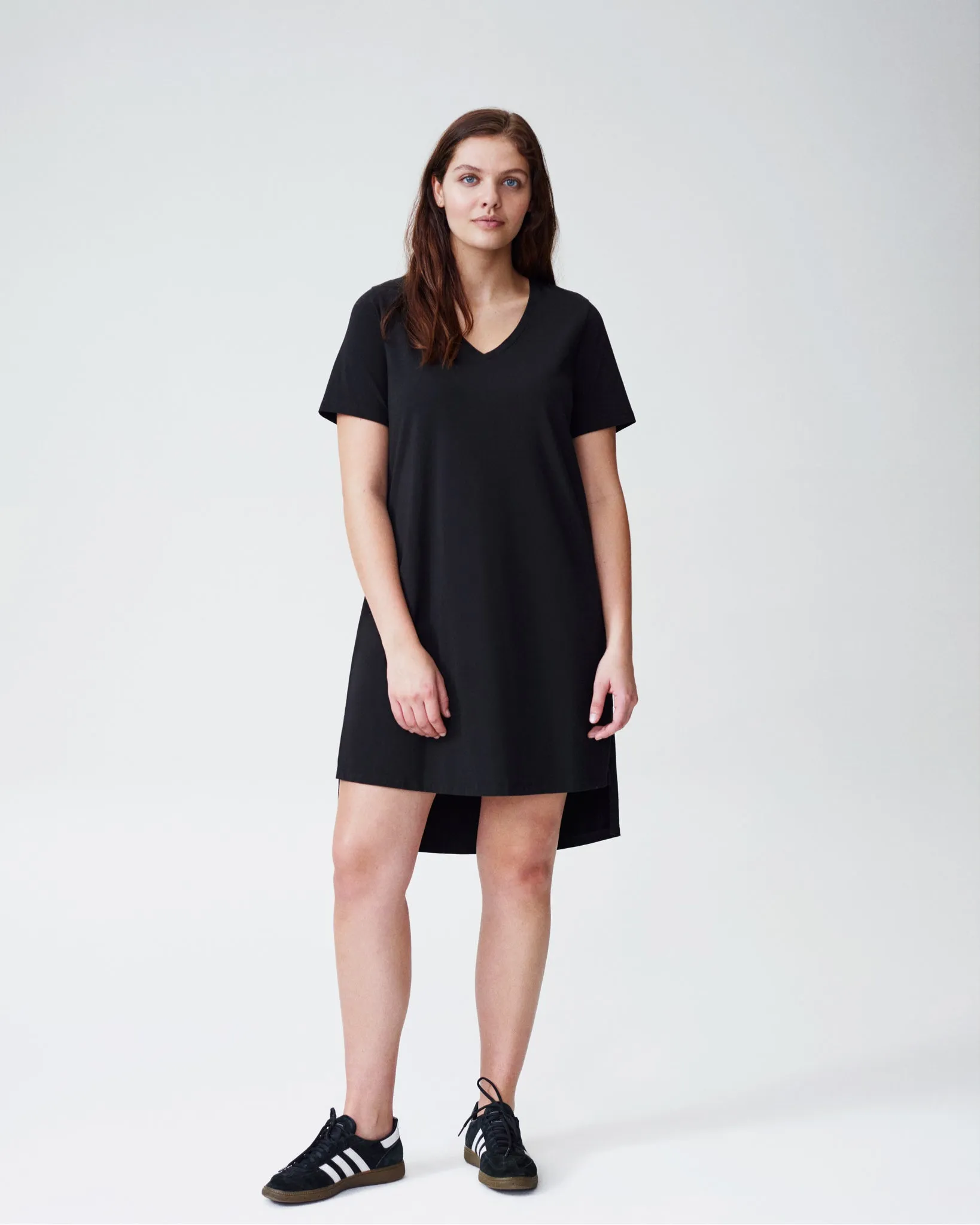 Tesino Washed Jersey Dress - Black sold by Universal Standard