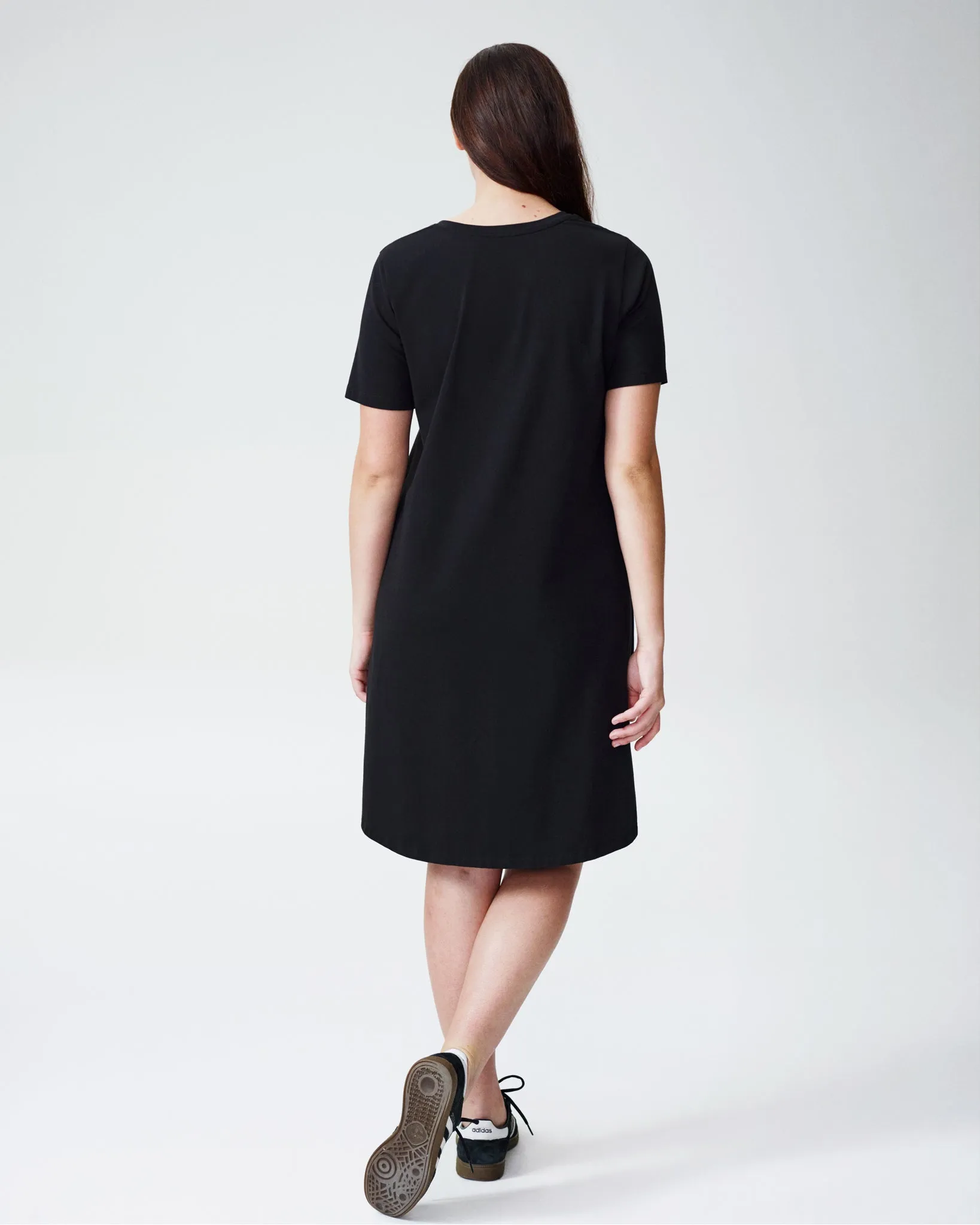 Tesino Washed Jersey Dress - Black sold by Universal Standard product image thumbnail 4