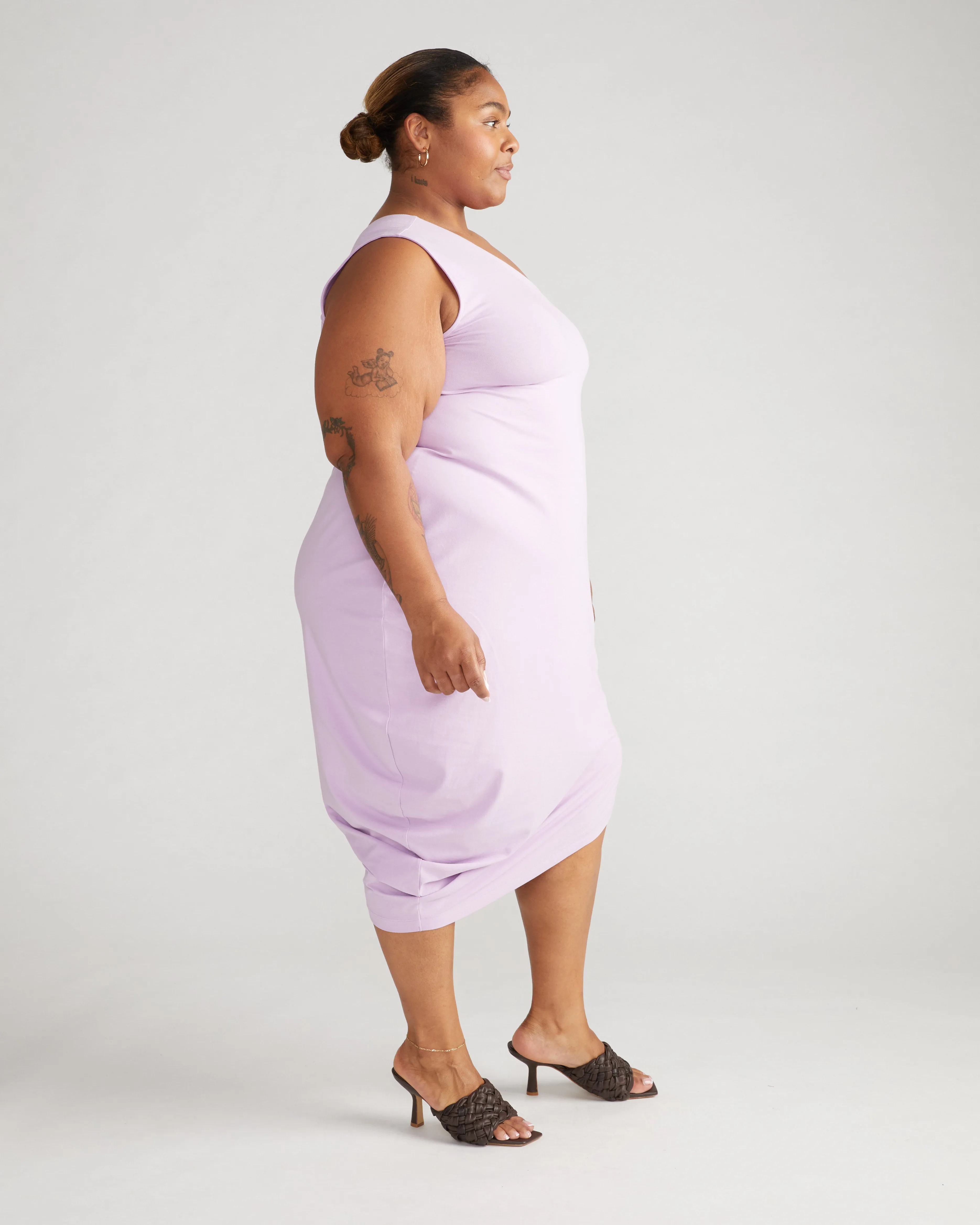 Iconic Geneva One Shoulder Dress - Lilac sold by Universal Standard product image thumbnail 2