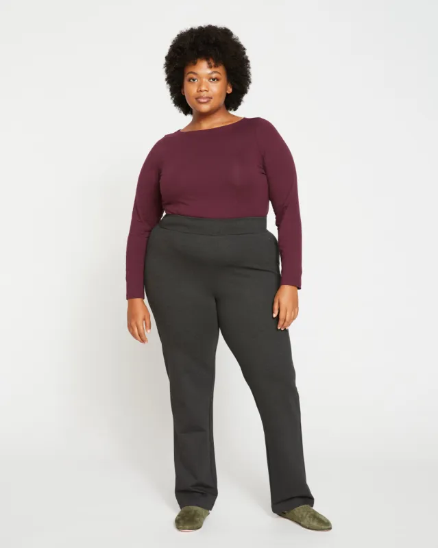 Smart Signature Ponte Pants Long - Charcoal sold by Universal Standard