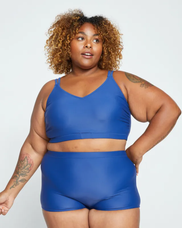 The Bikini Short - Midnight Seine made by Universal Standard