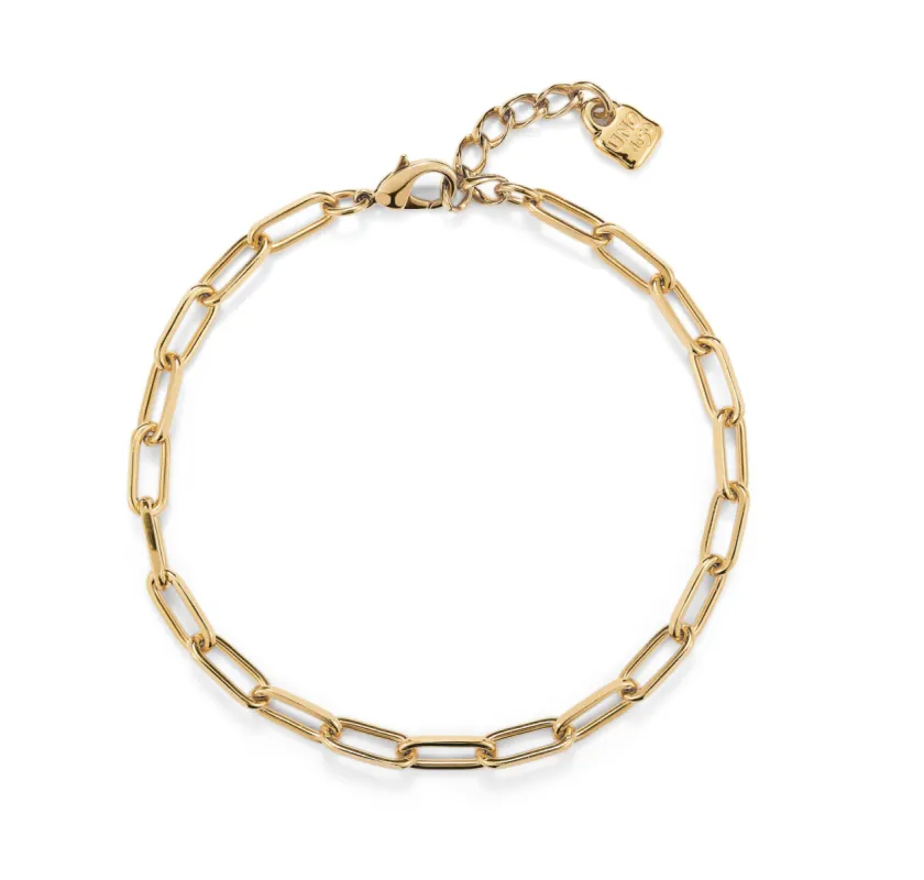 SER VALIENTE CHAIN LINK GOLD NECKLACE sold by UNO de 50
