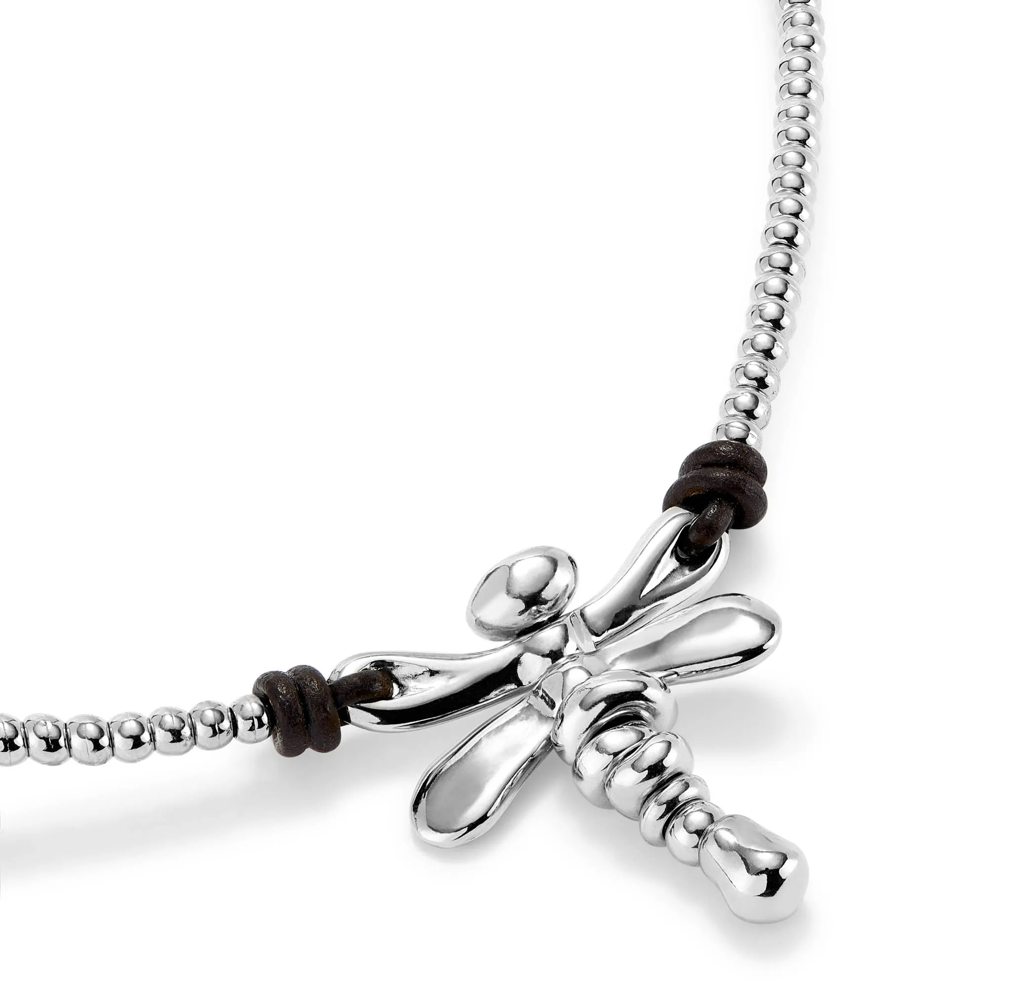 SER REBELDE DRAGONFLY SILVER NECKLACE sold by UNO de 50 product image thumbnail 4