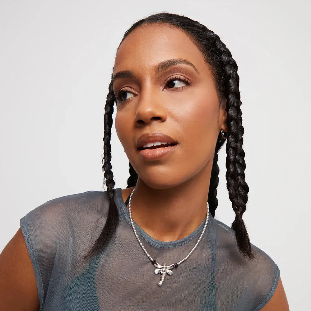 SER REBELDE DRAGONFLY SILVER NECKLACE sold by UNO de 50 product image thumbnail 5