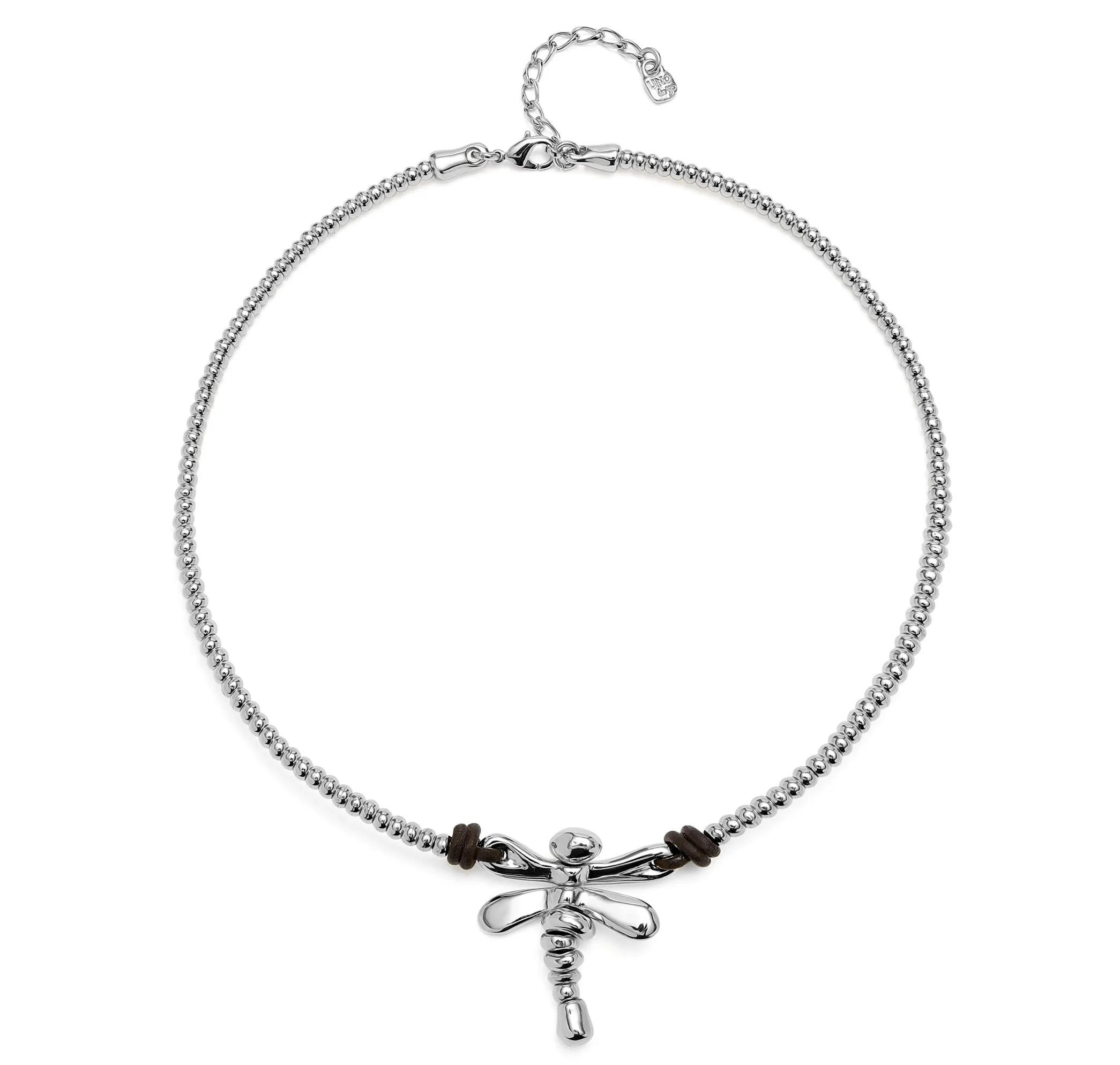 SER REBELDE DRAGONFLY SILVER NECKLACE sold by UNO de 50