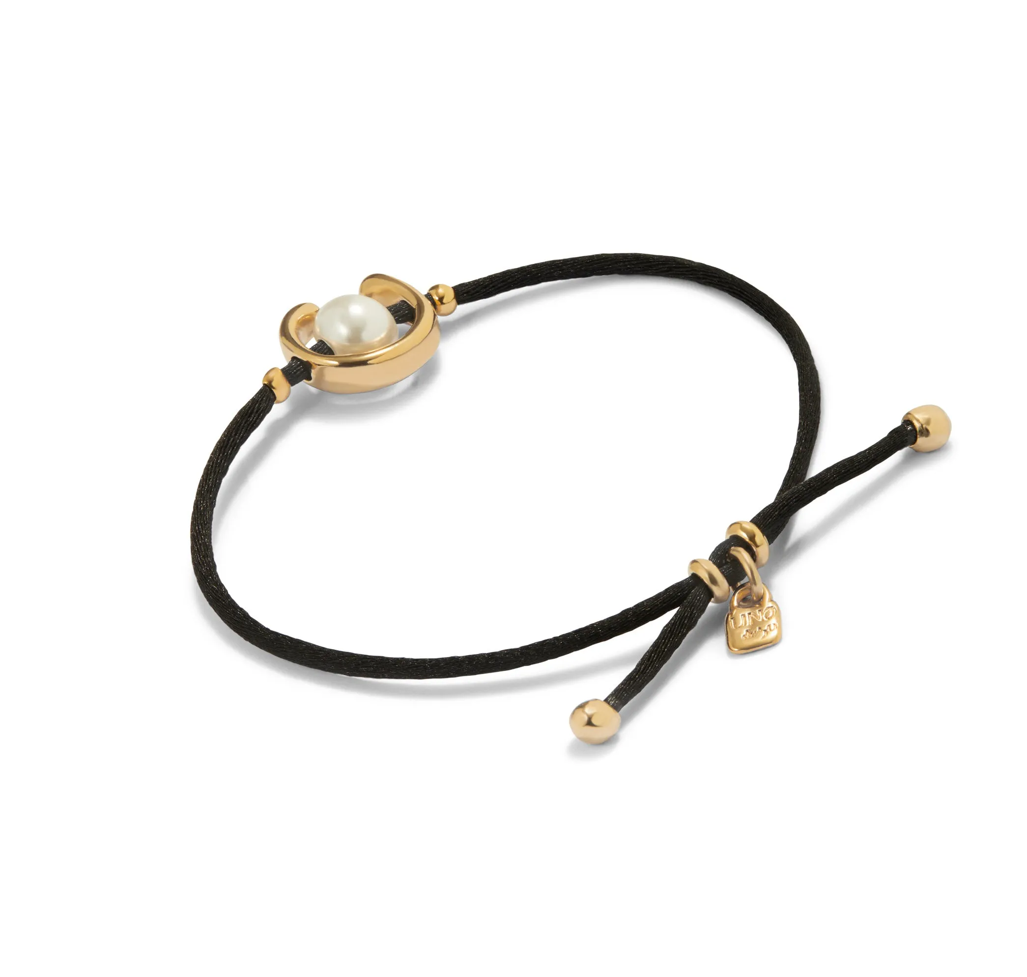 SER DIFERENTE PEARL BLACK CORD BRACELET sold by UNO de 50 product image thumbnail 3