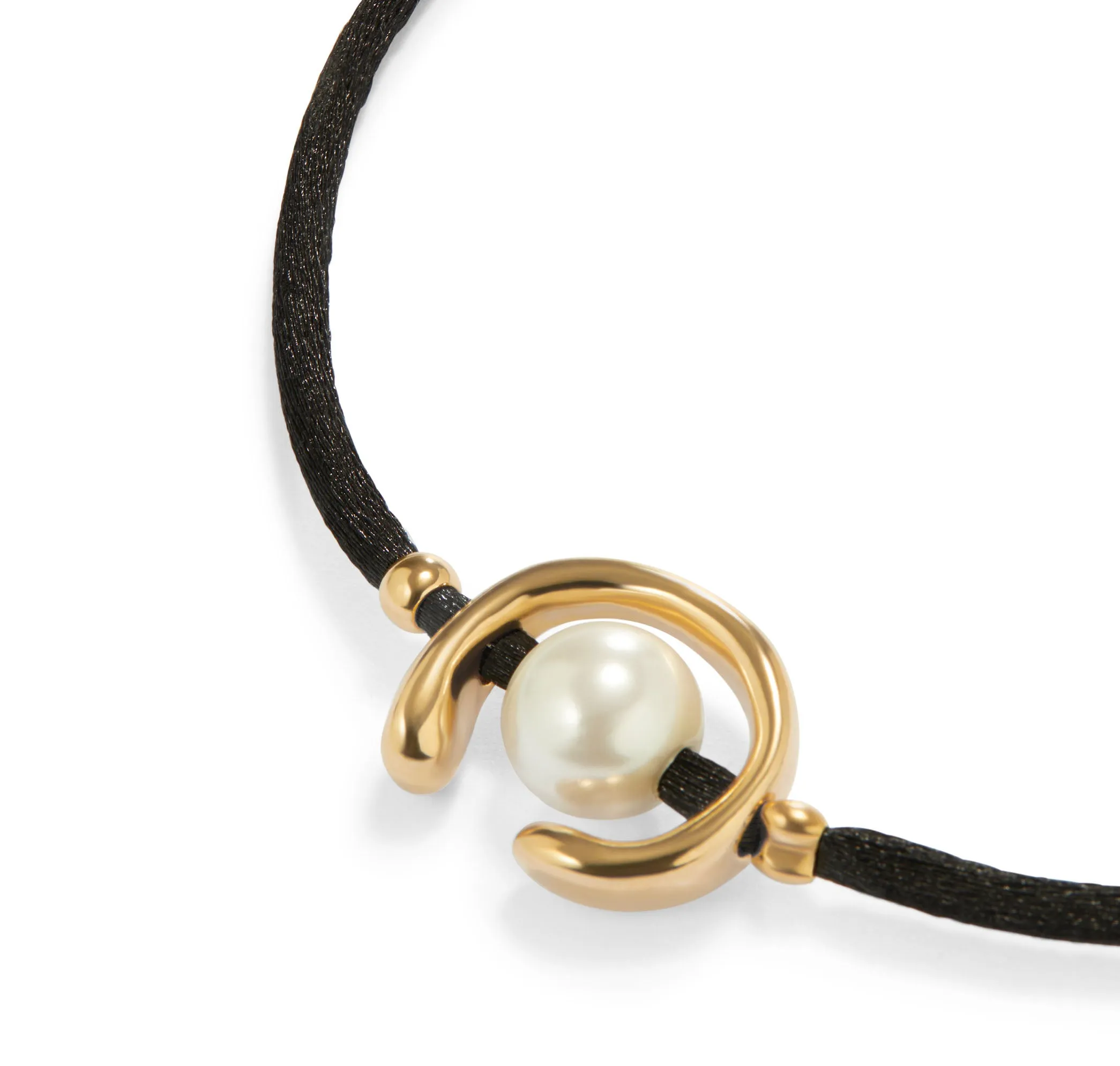SER DIFERENTE PEARL BLACK CORD BRACELET sold by UNO de 50 product image thumbnail 4
