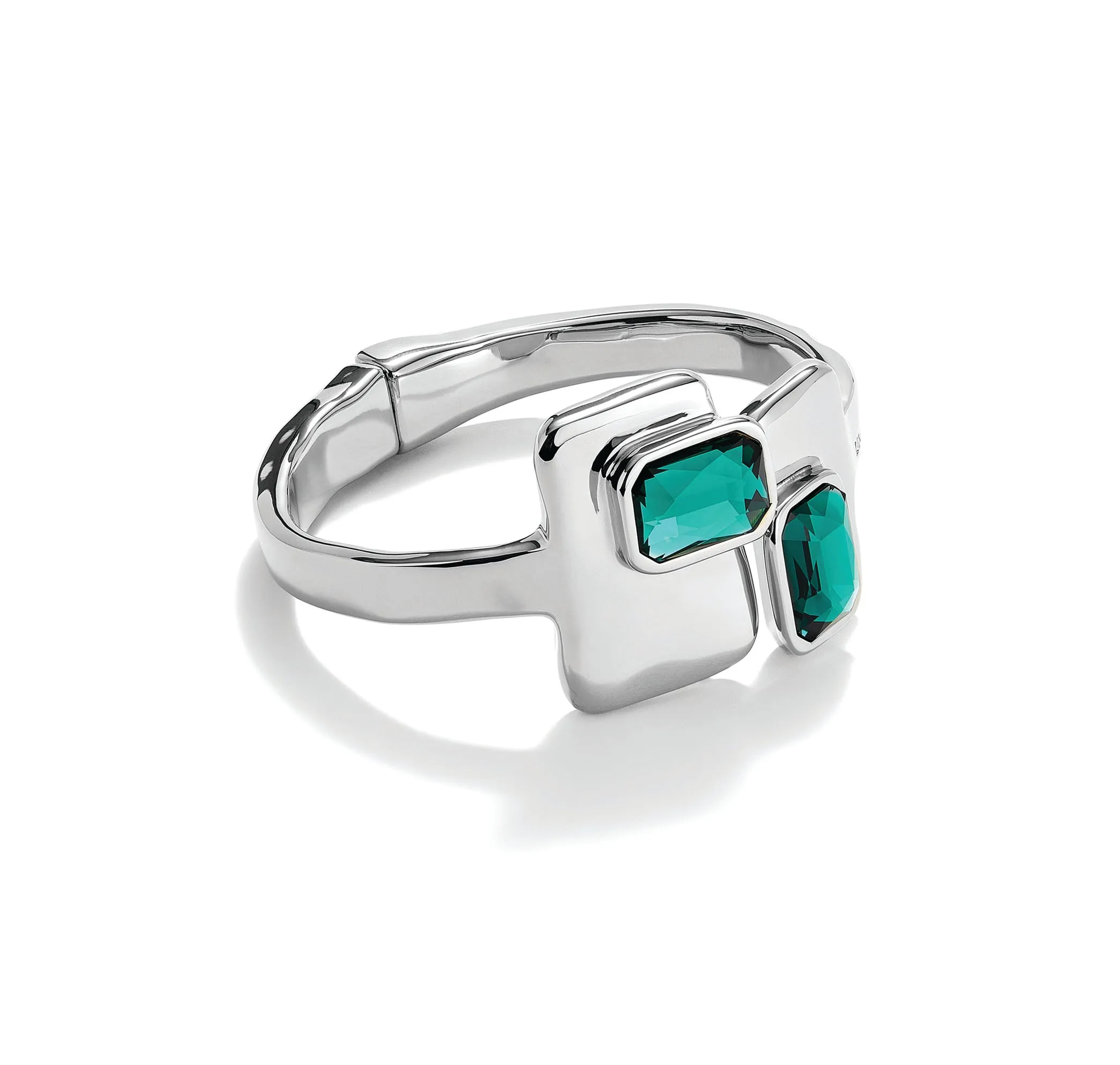 SER MAGNETICA RECTANGLE GREEN CRYSTAL SILVER SPRING BRACELET sold by UNO de 50 product image thumbnail 3