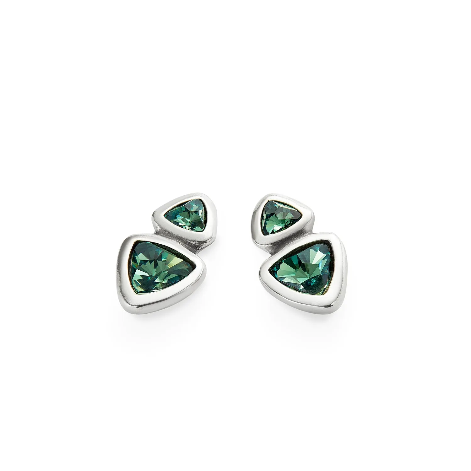 SER CAMALEONICA DOUBLE TRIANGLE SILVER EARRINGS sold by UNO de 50 product image thumbnail 3