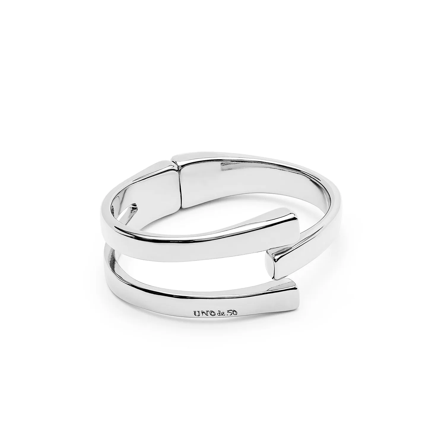 SER ORIGINAL OVERLAP SILVER BRACELET sold by UNO de 50 product image thumbnail 3