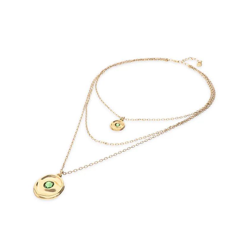 INTUITIVE EYE TRIPLE GOLD NECKLACE sold by UNO de 50 product image thumbnail 3