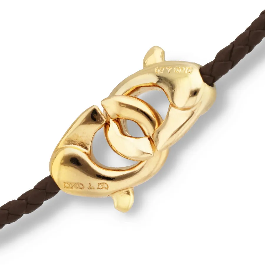 INSEPARABLE SMALL CLASP LEATHER BRACELET sold by UNO de 50 product image thumbnail 4