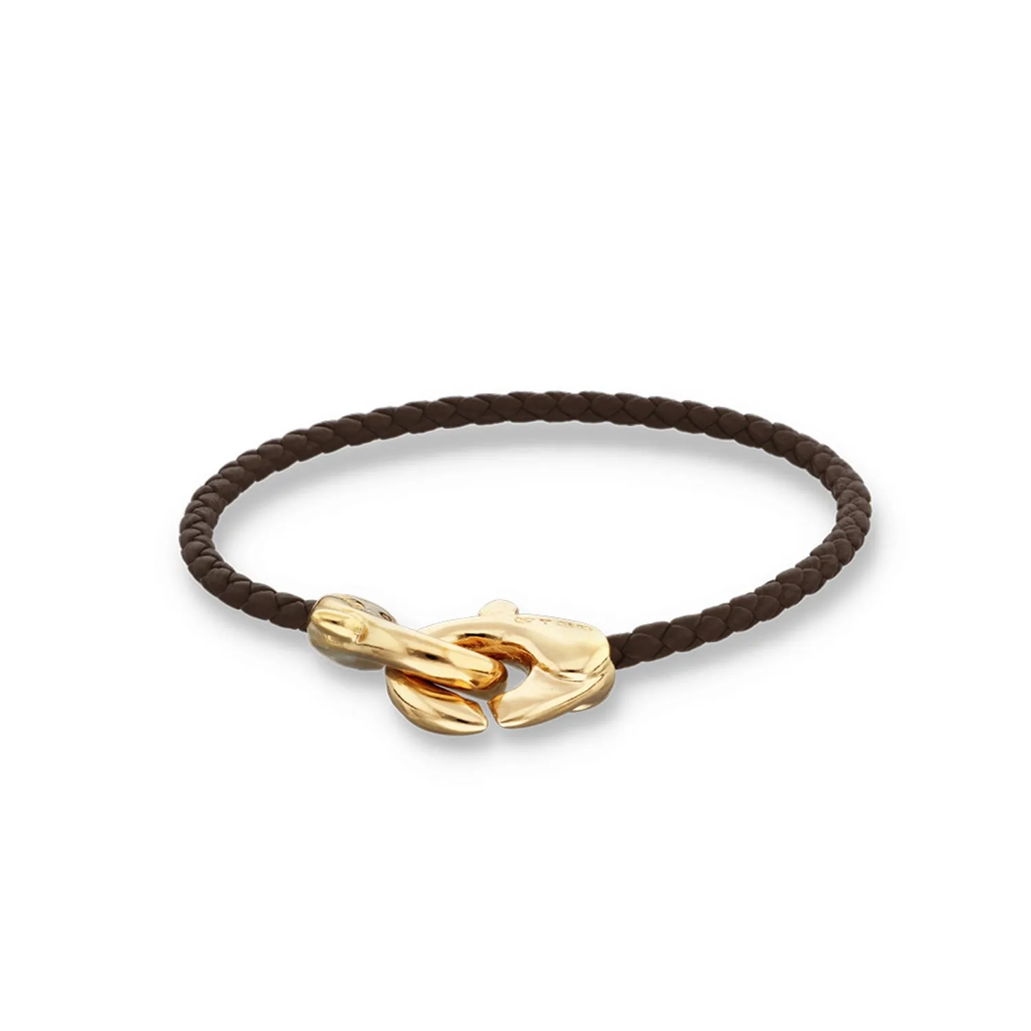 INSEPARABLE SMALL CLASP LEATHER BRACELET sold by UNO de 50