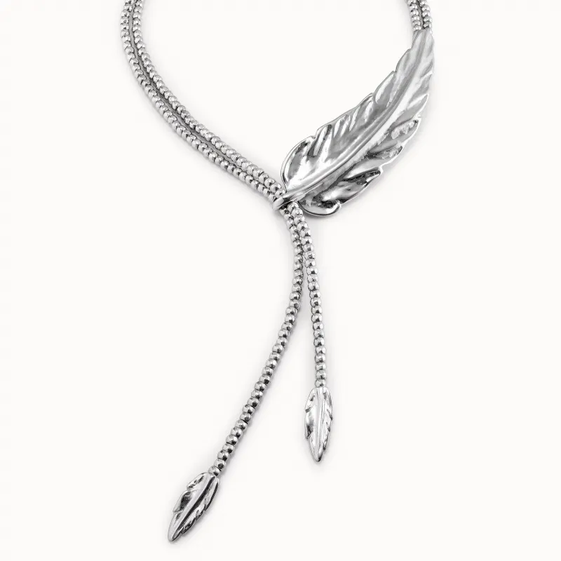 FEATHER NECKLACE made by UNO de 50