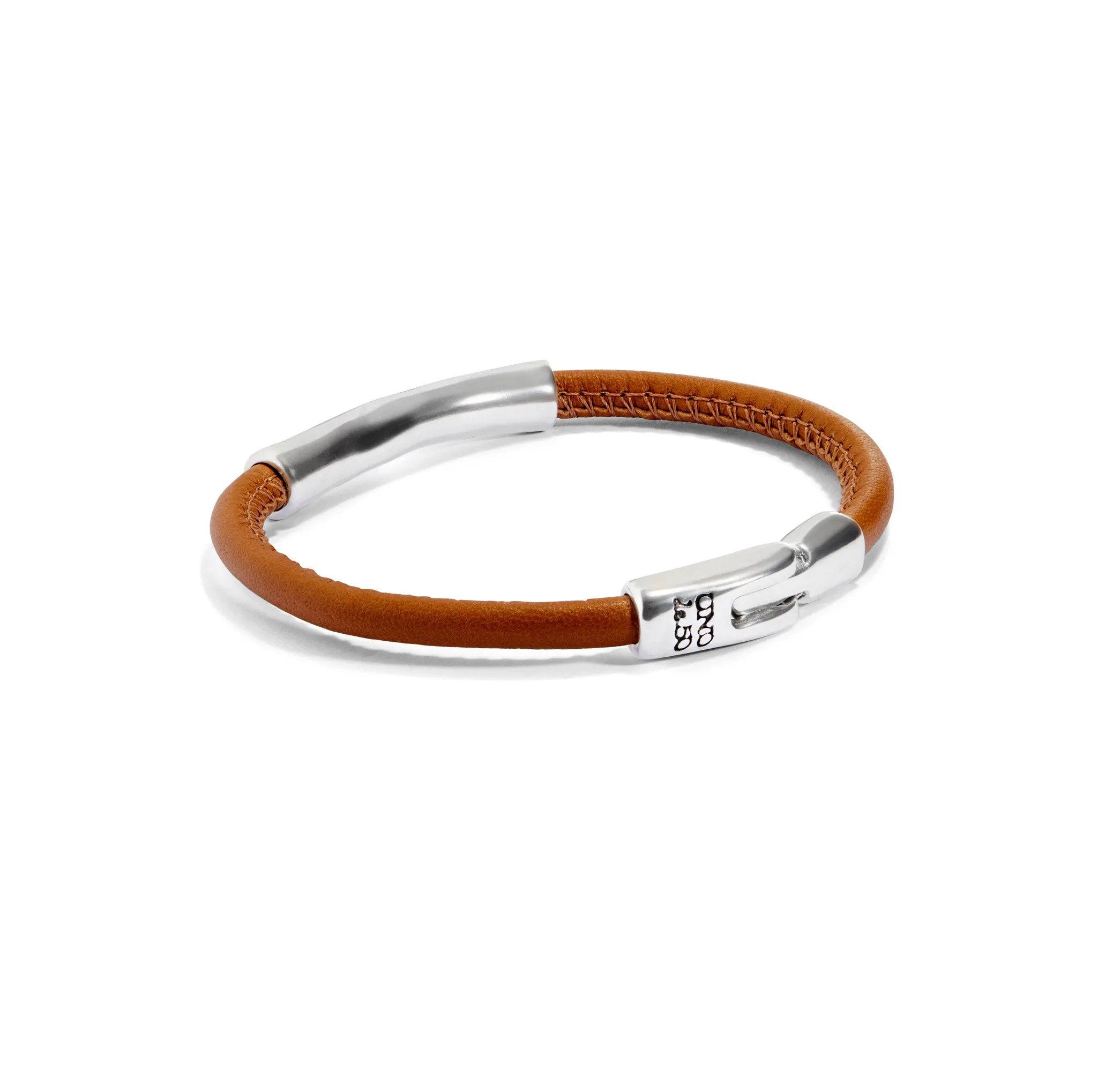 SER NATURAL STITCHED CAMEL LEATHER BRACELET sold by UNO de 50 product image thumbnail 4