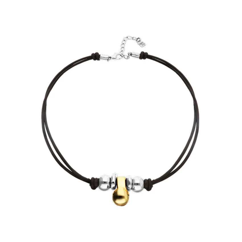 GRAVITY LEATHER NECKLACE sold by UNO de 50 product image thumbnail 3
