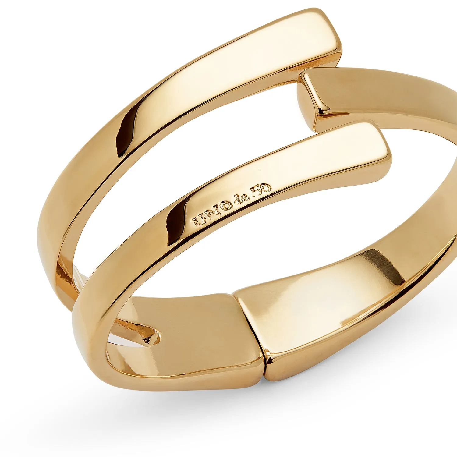SER ORIGINAL OVERLAP GOLD BRACELET sold by UNO de 50 product image thumbnail 4