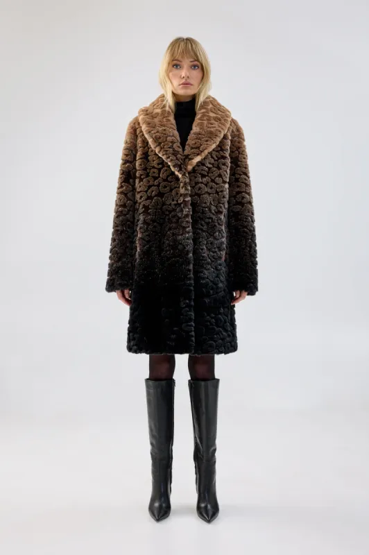 Boho Coat sold by Unreal Fur