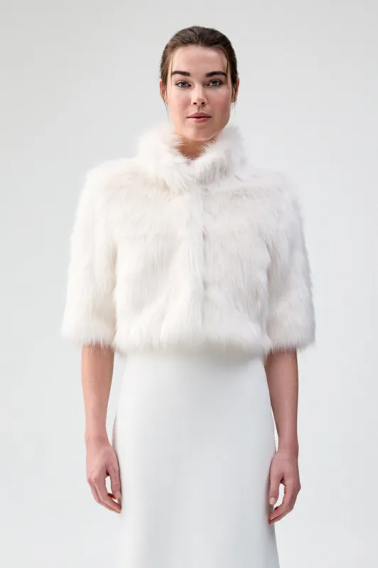 Desire Cropped Jacket sold by Unreal Fur