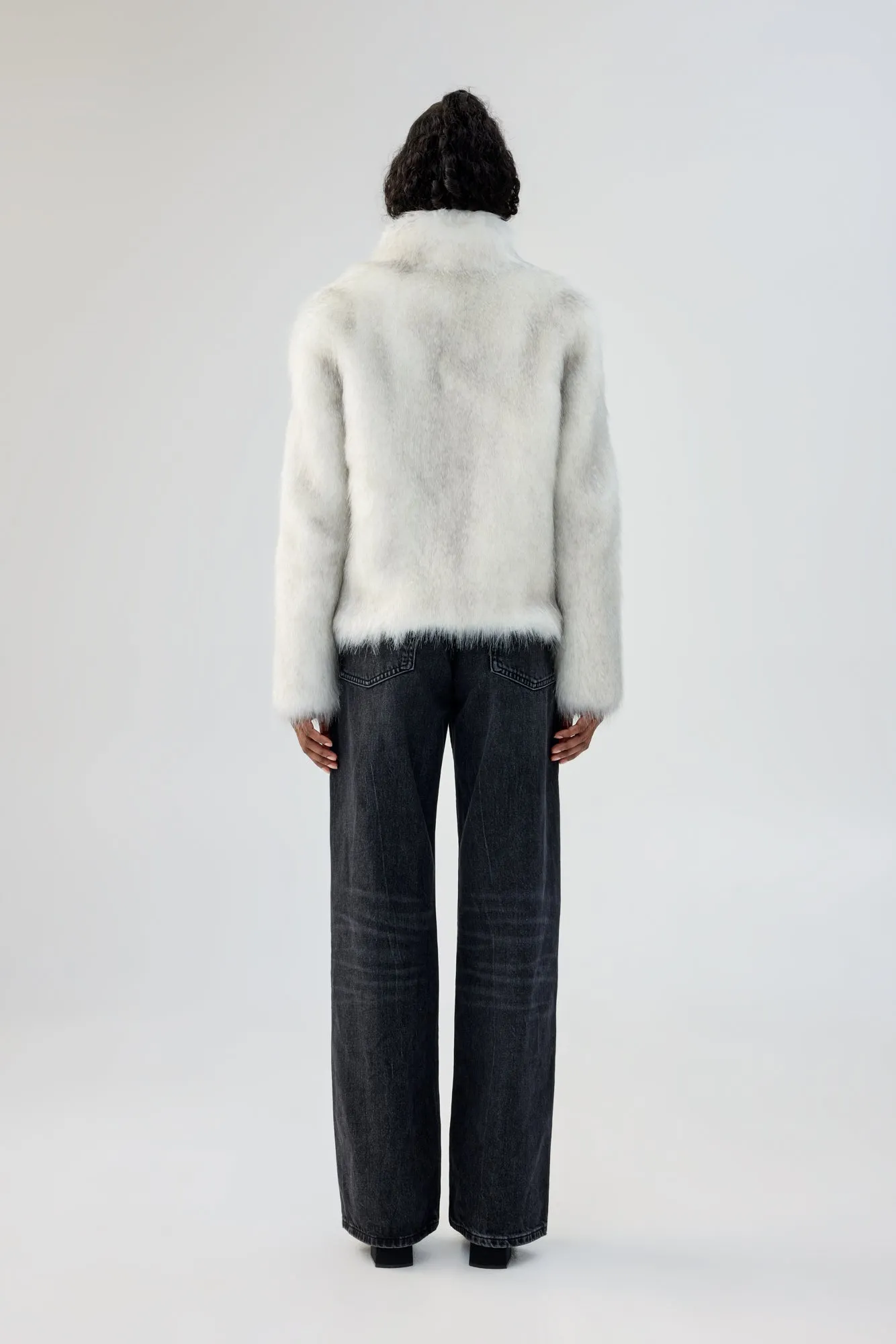 Fur Delish Jacket - Swiss White sold by Unreal Fur product image thumbnail 5