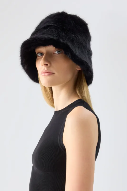 Yeoman Bucket Hat - Black sold by Unreal Fur