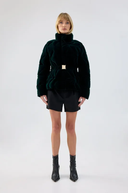 Maxim Puffer Jacket sold by Unreal Fur