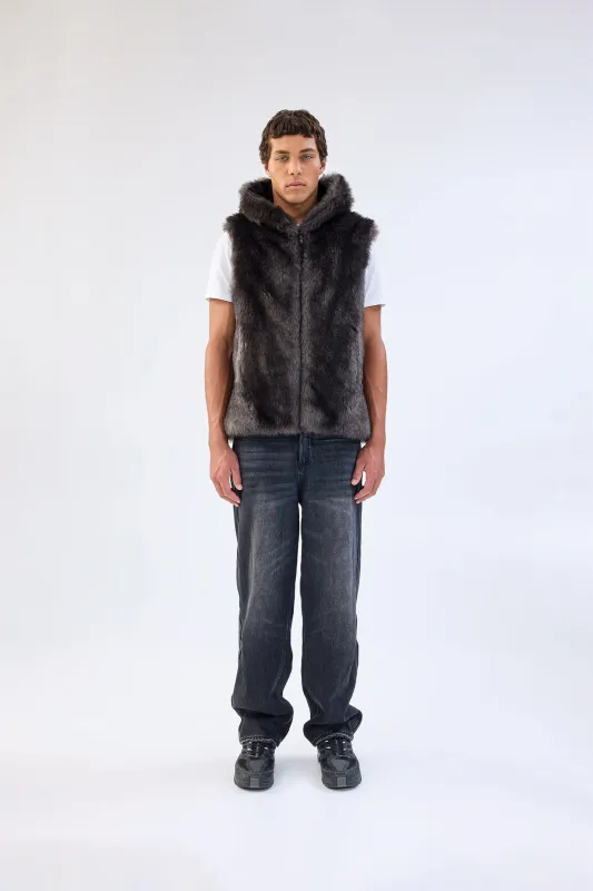 Blue Ridge Vest made by Unreal Fur