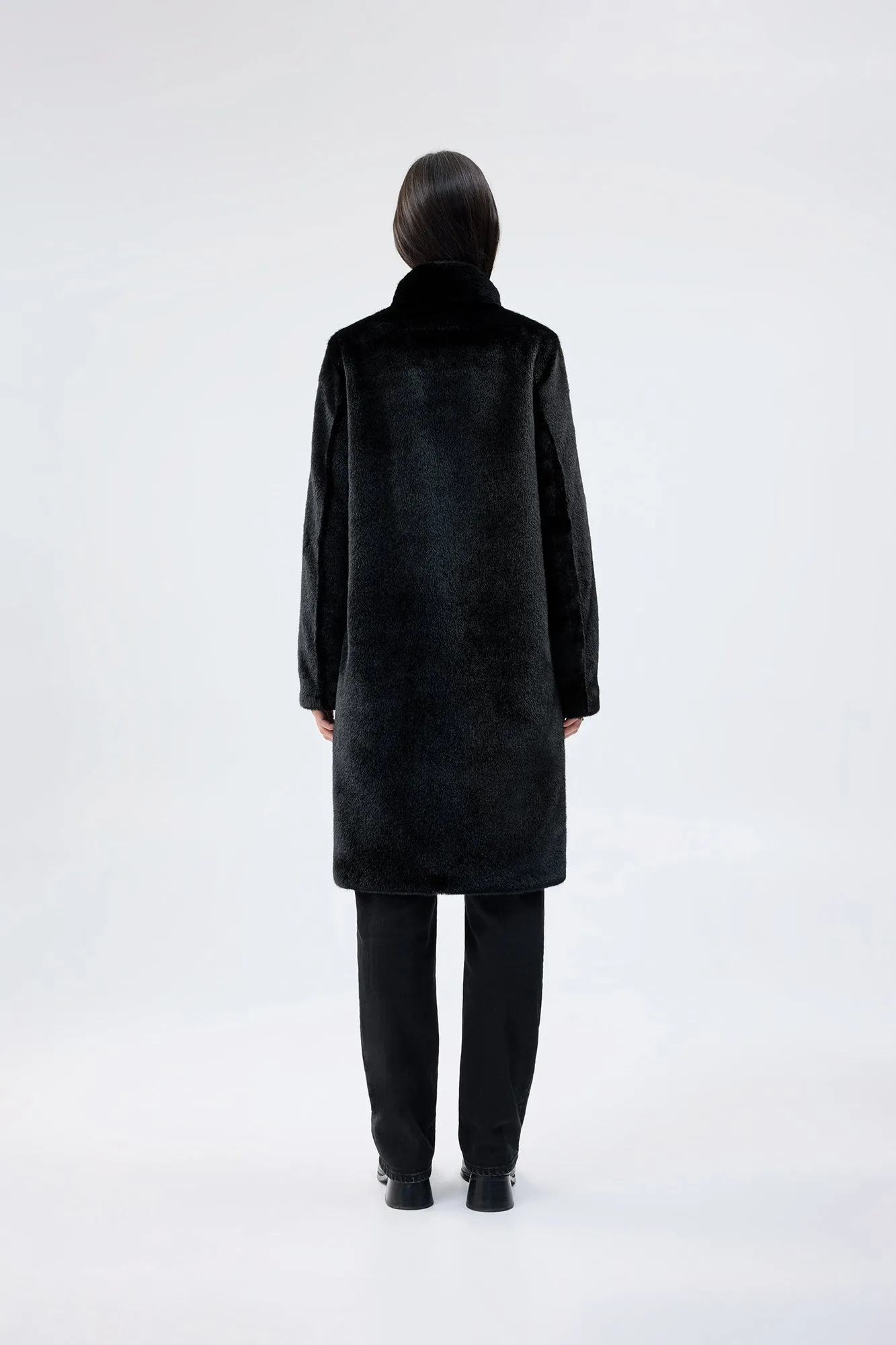 Raven Coat sold by Unreal Fur product image thumbnail 2