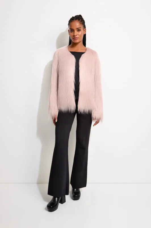 Unreal Dream Jacket - Pearl Pink sold by Unreal Fur
