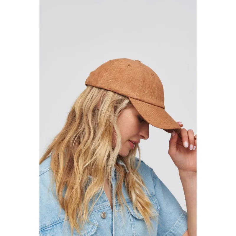 Corduroy Baseball Hat Baseball Cap sold by Urban Expressions