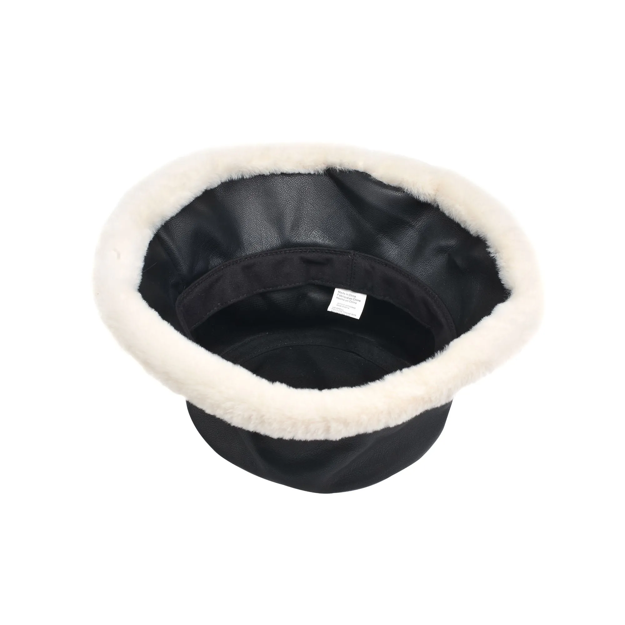 Faux Fur Trimmed Bucket Hat Bucket Hat sold by Urban Expressions product image thumbnail 4