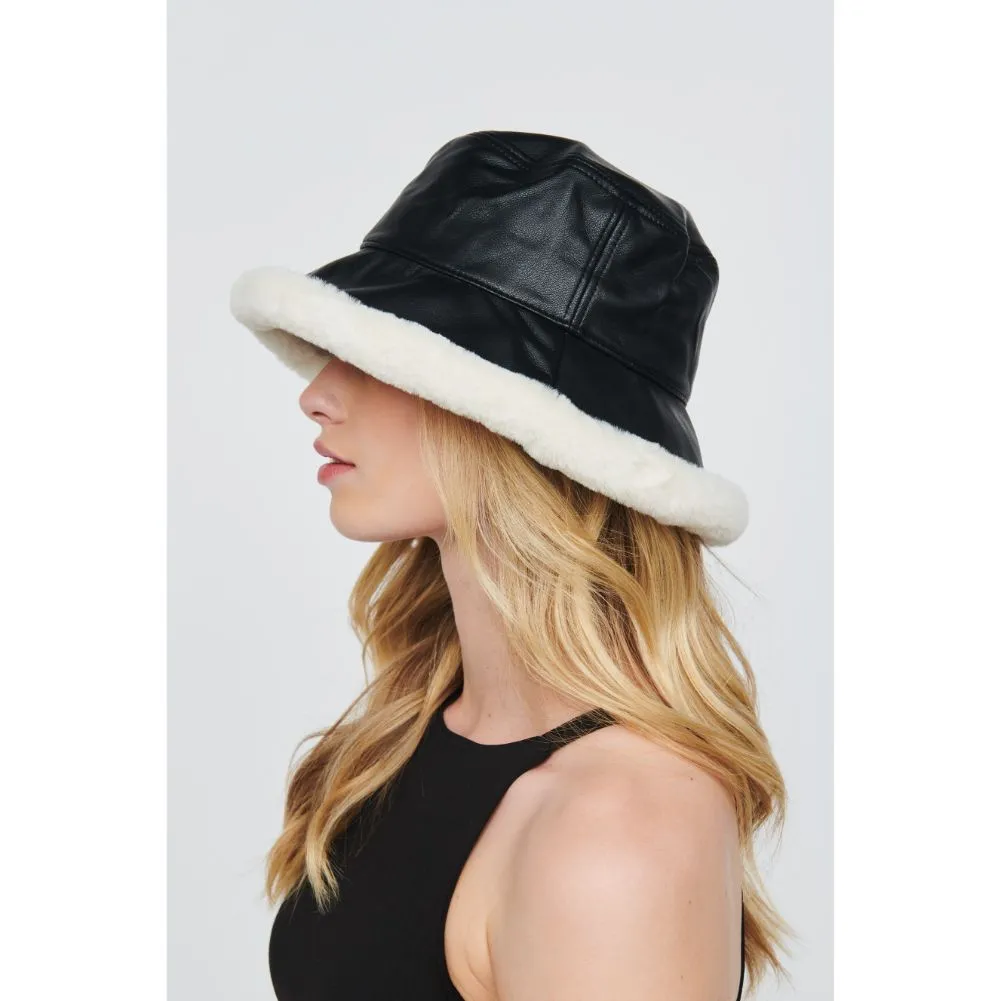 Faux Fur Trimmed Bucket Hat Bucket Hat sold by Urban Expressions product image thumbnail 2