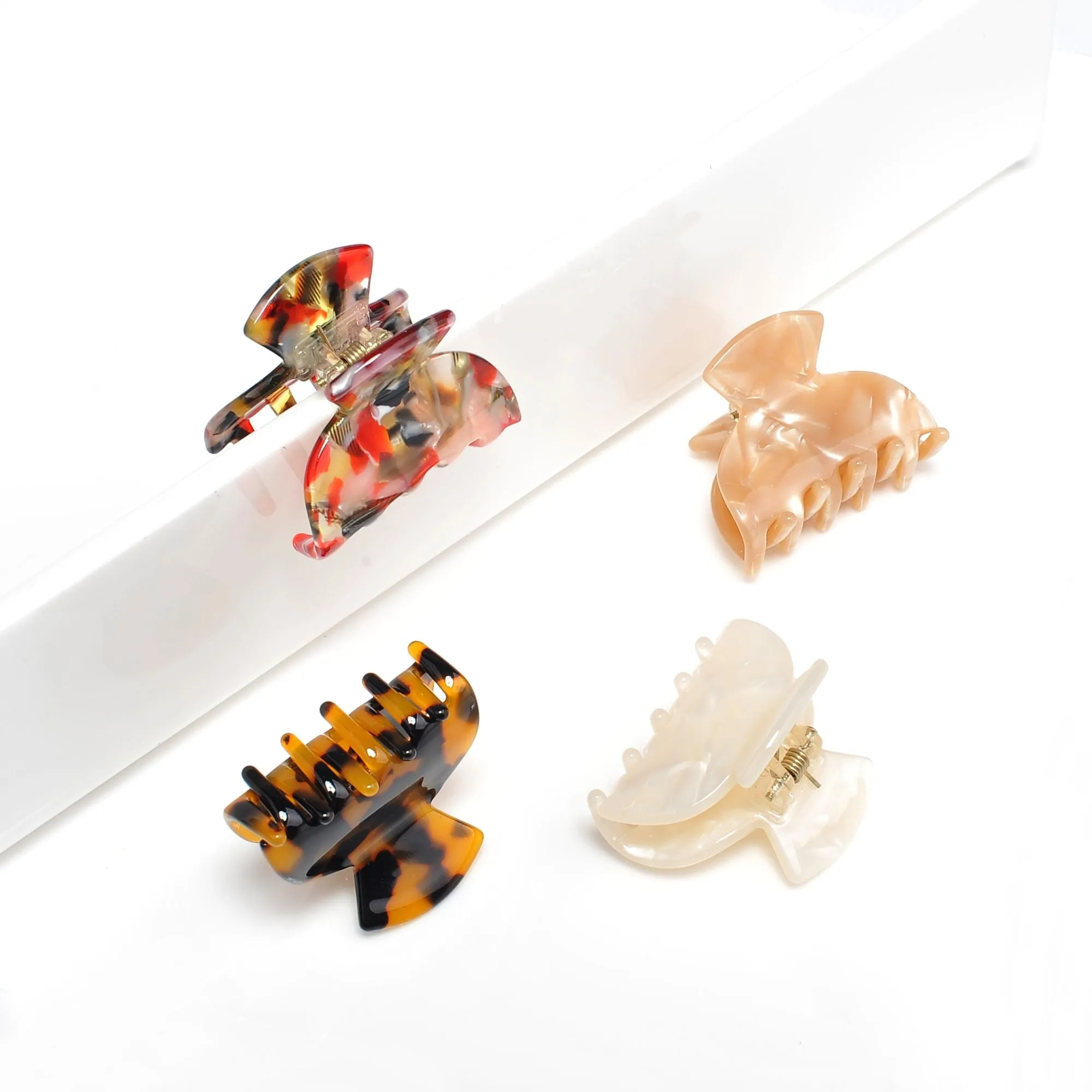 Assorted Mini Hair Claw - 4 Pack Hair Claw sold by Urban Expressions product image thumbnail 5