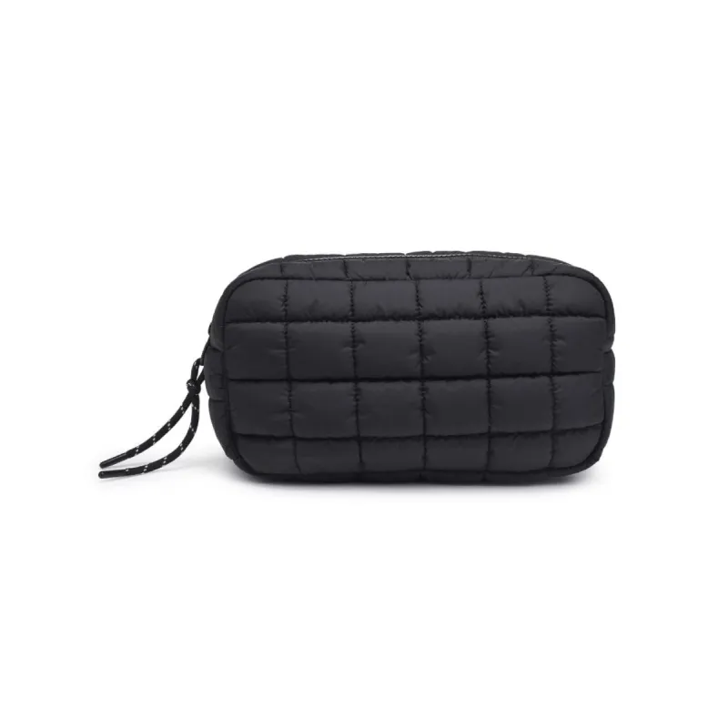 Cloud Nine - Quilted Puffer Nylon Cosmetic Pouch sold by Urban Expressions