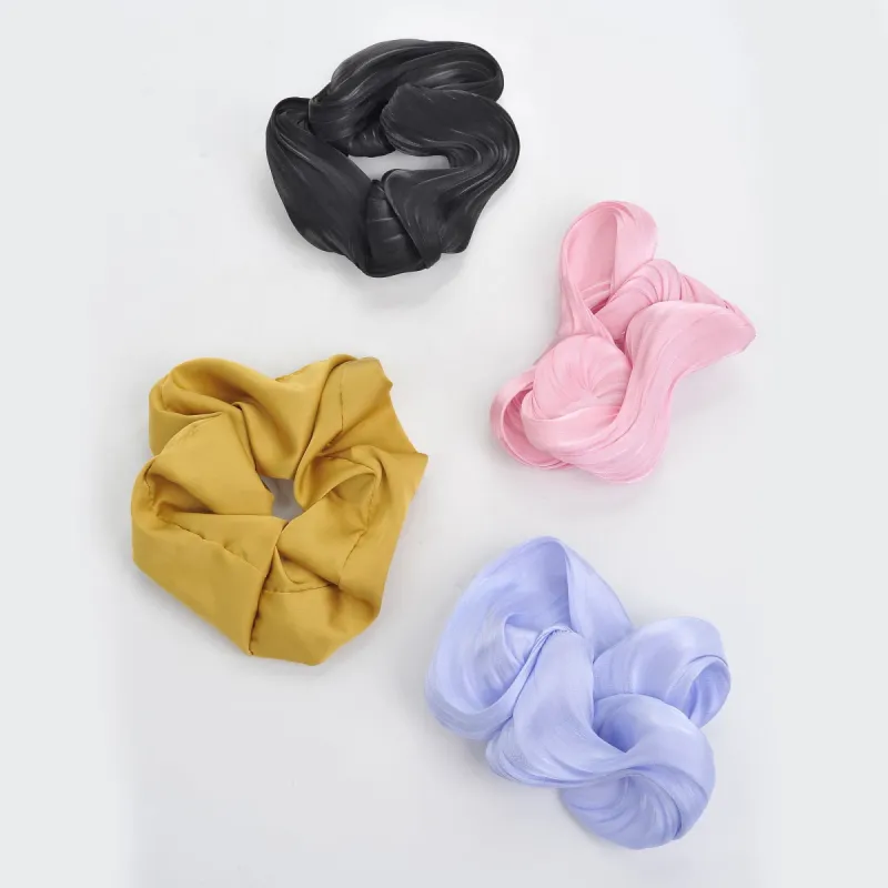Scrunchie - Assorted 4 Pack Scrunchie sold by Urban Expressions