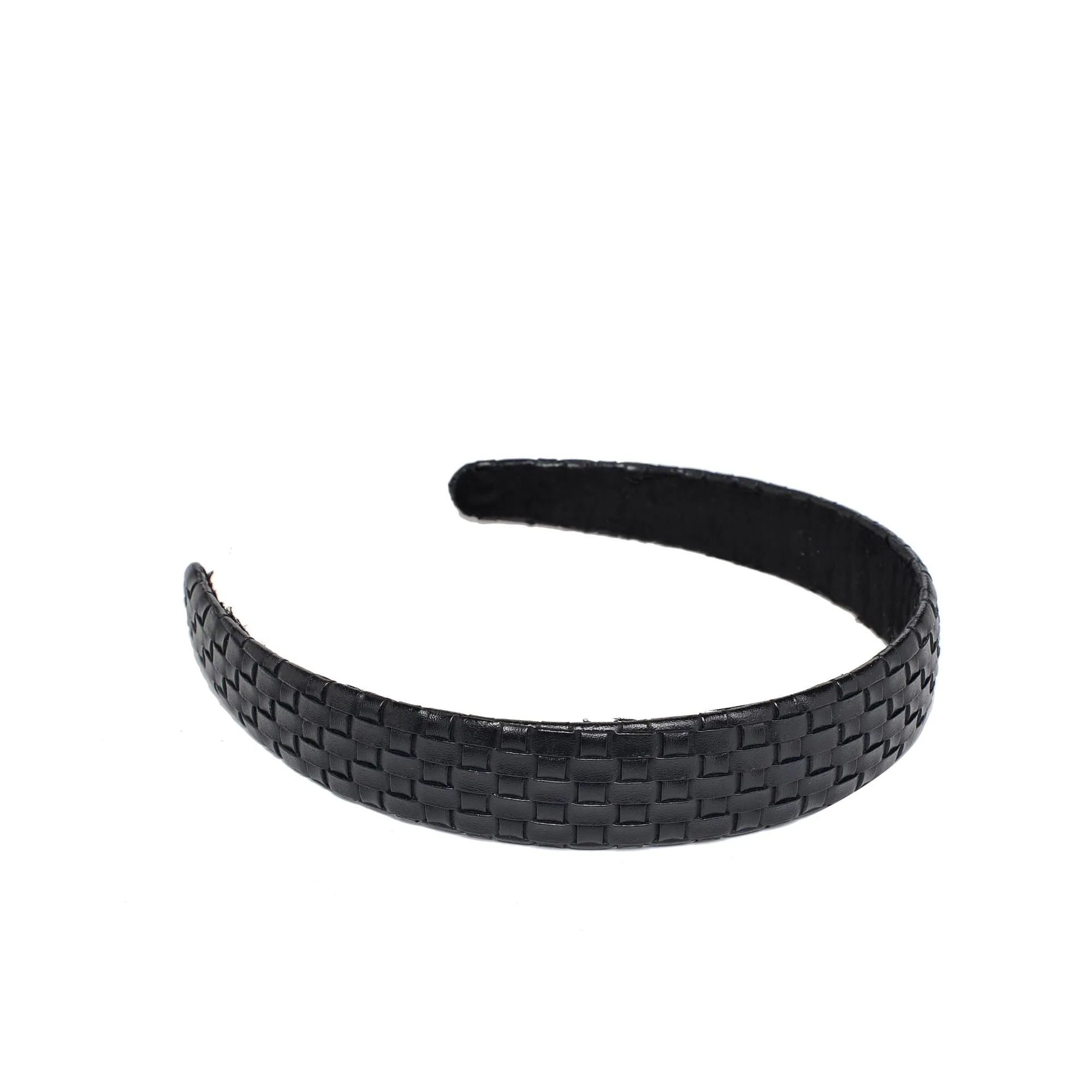 Embossed Woven Vegan Leather Headband Headband sold by Urban Expressions product image thumbnail 3